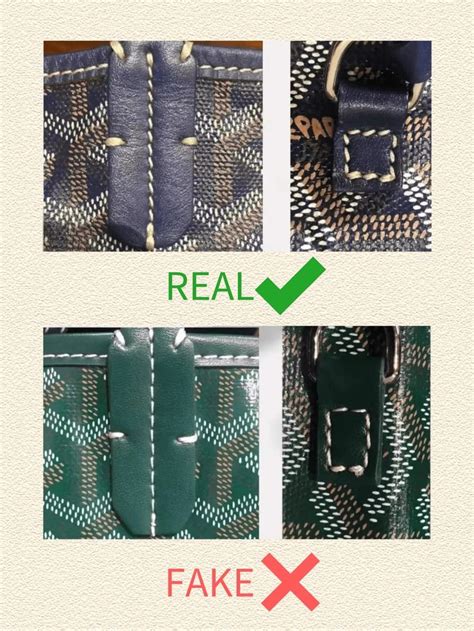 how to spot a fake goyard purse|authentic goyard card holder.